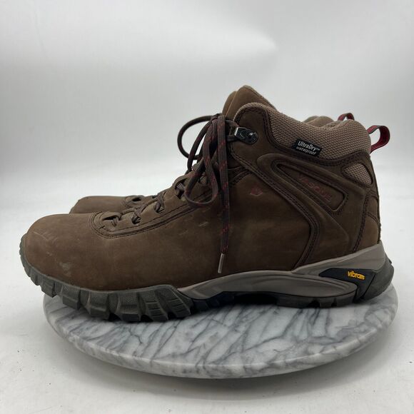 Vasque Hiking Boots Mens 14 Brown Leather Vibram Lace Up Talus UltraDry Outdoor main image 7